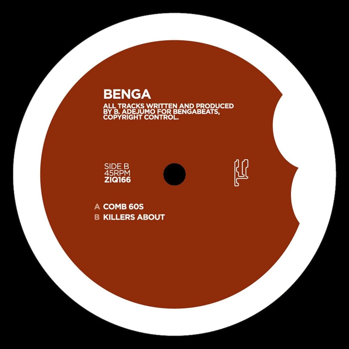 Benga – Comb 60s vinyl cover