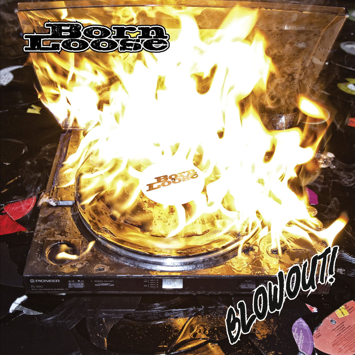 Born Loose – Blowout! vinyl record cover