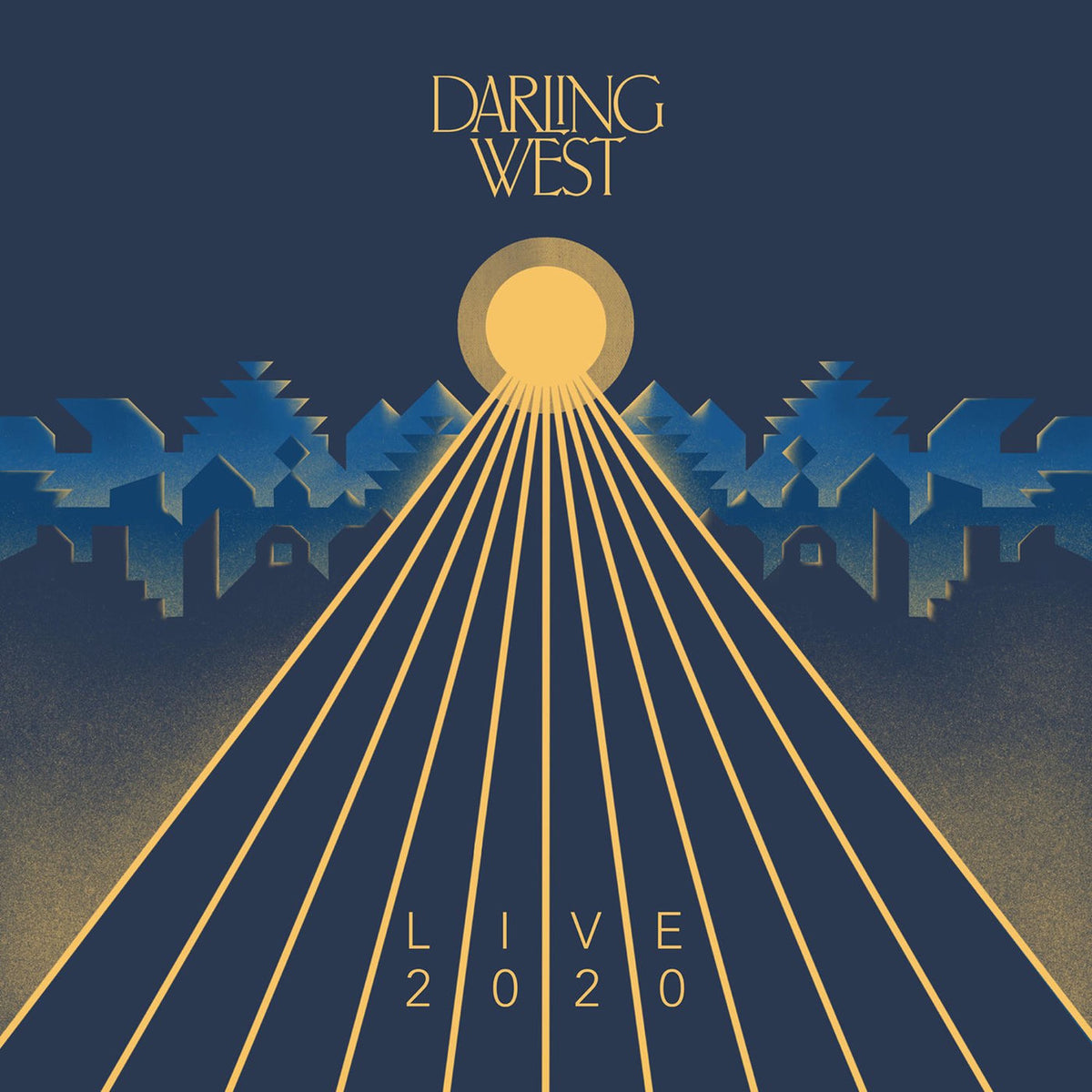 Darling West – Live 2020 vinyl record cover