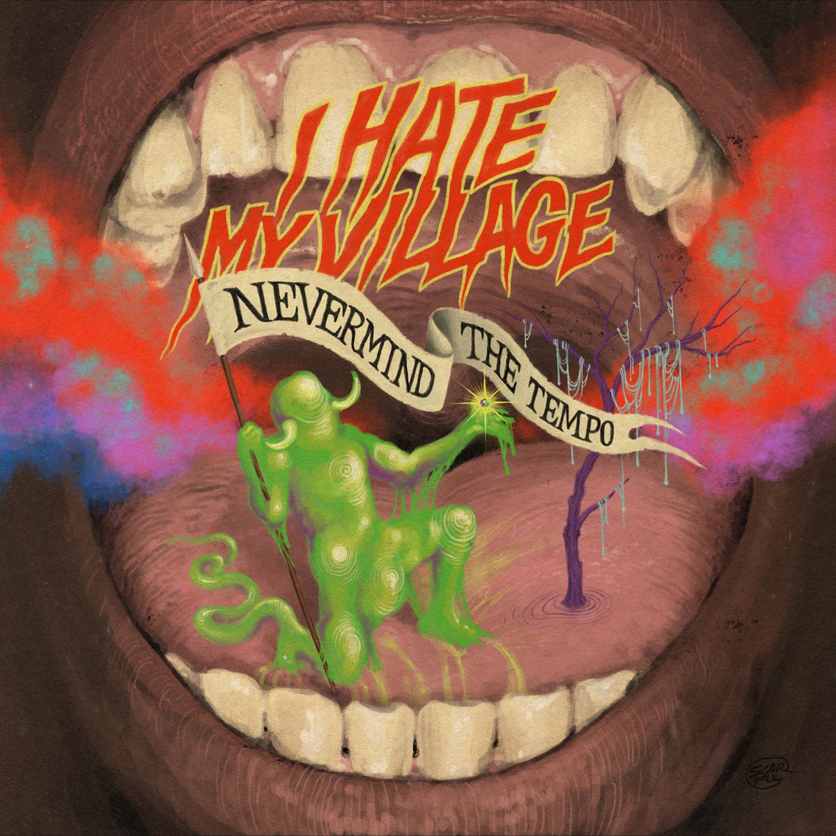 I Hate My Village – Nevermind The Tempo vinyl record cover