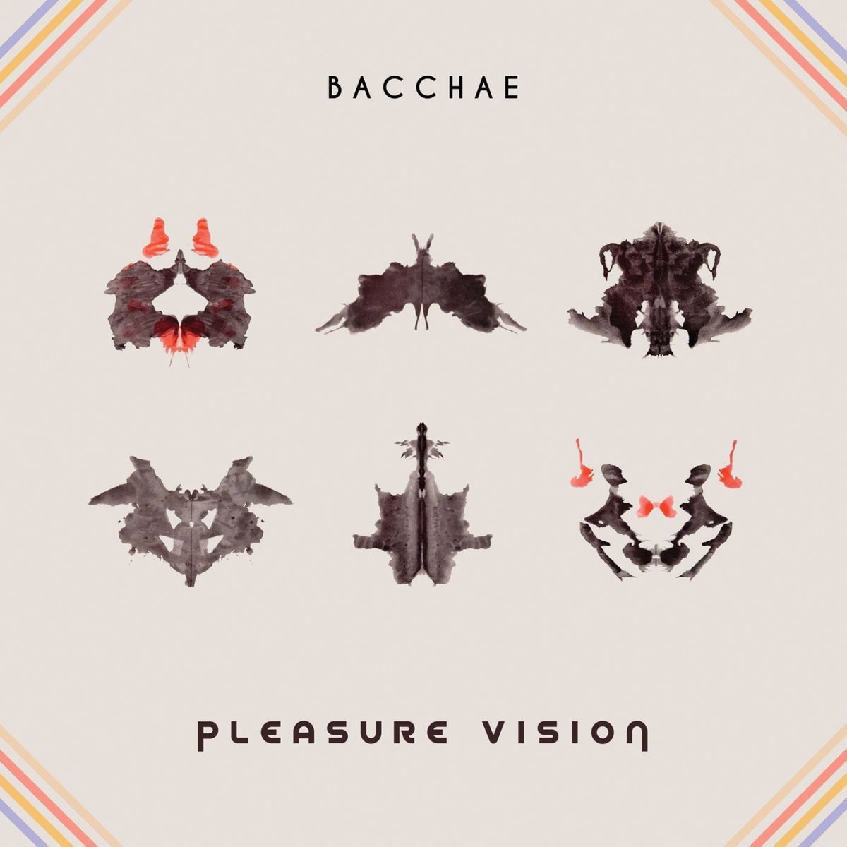 Bacchae – Pleasure Vision-Coloured- vinyl record cover