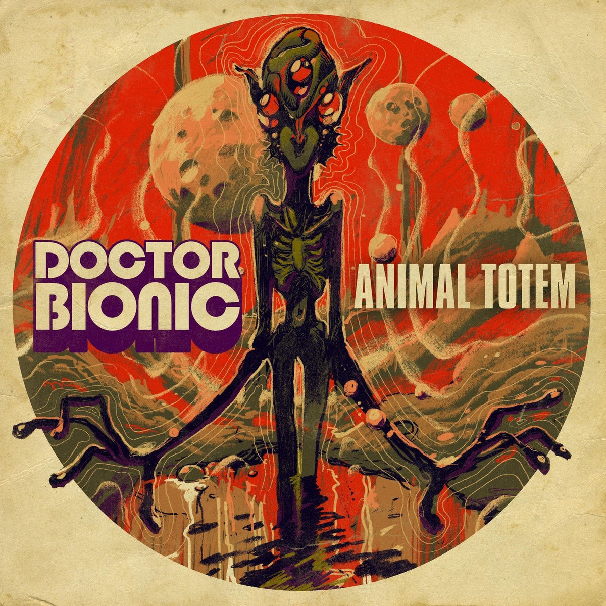 Doctor Bionic – Animal Totem vinyl record cover
