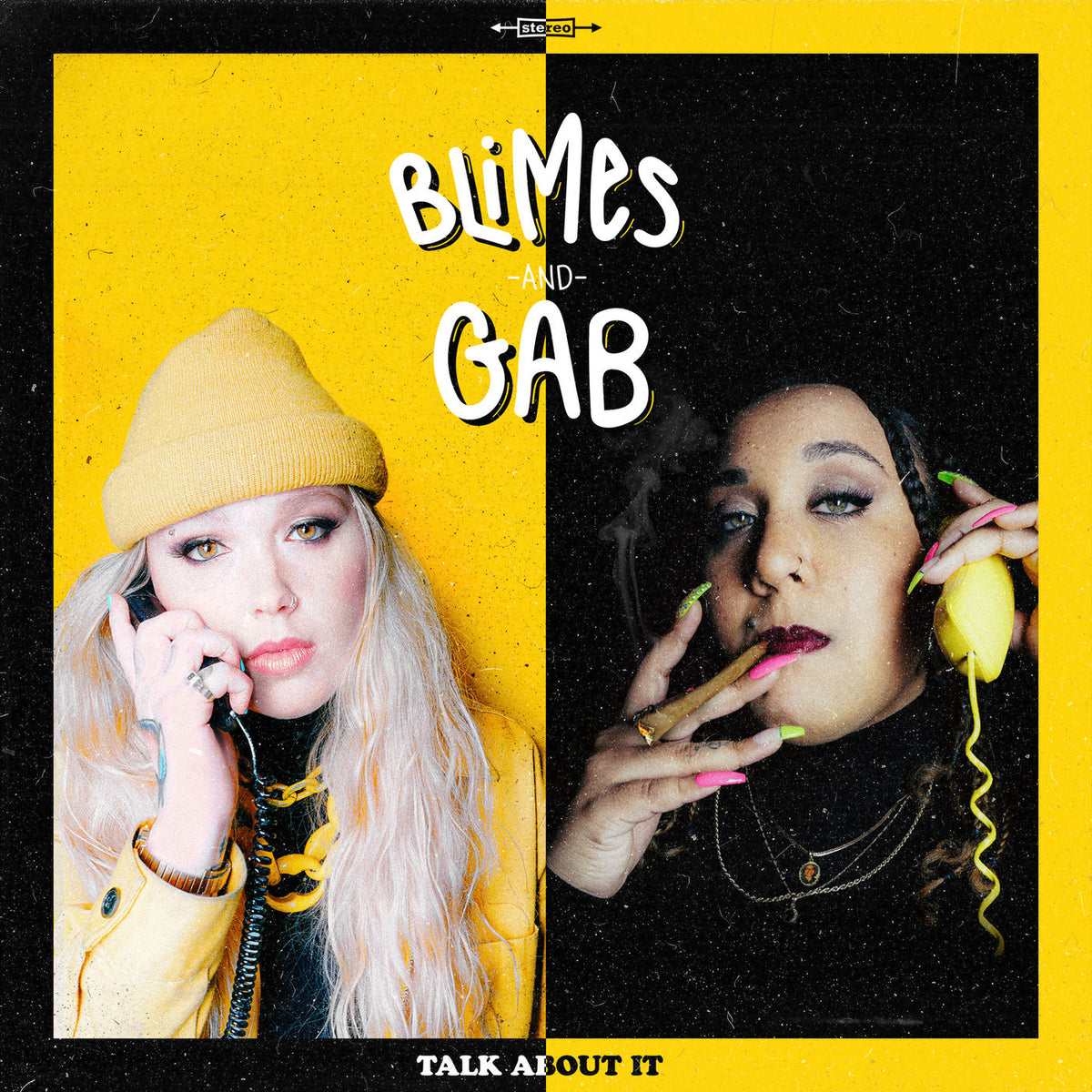 Blimes & Gab – Talk About It vinyl record cover
