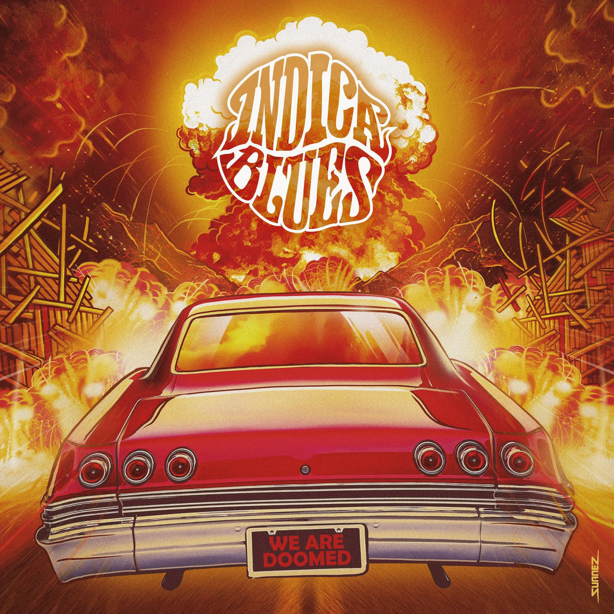 Indica Blues – We Are Doomed vinyl cover