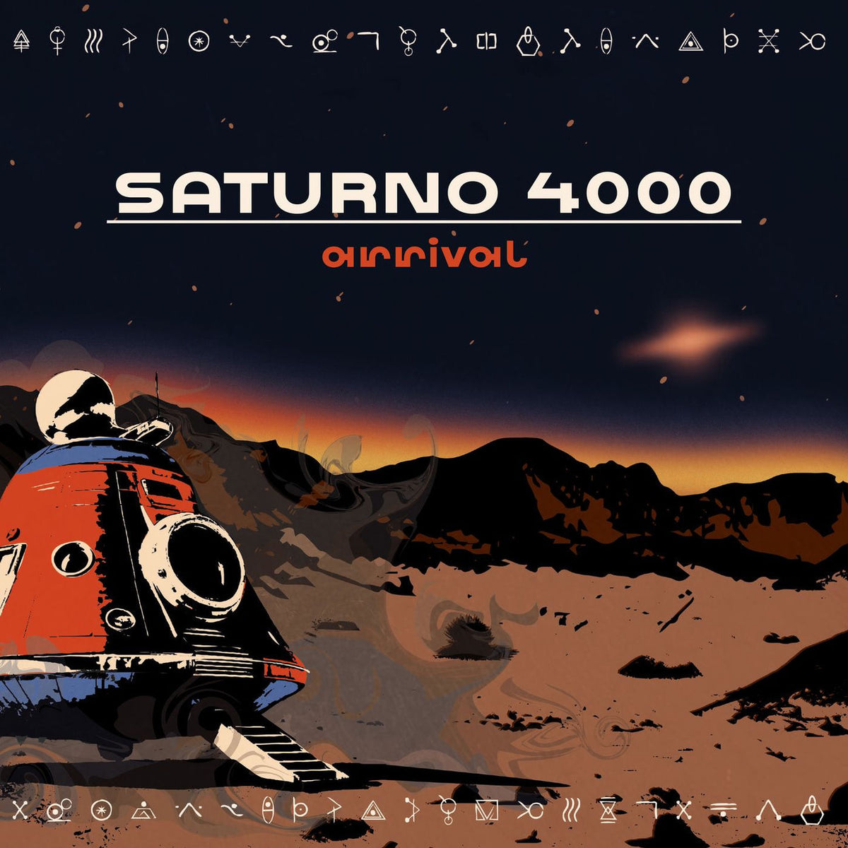 Saturno 4000 – Arrival vinyl record cover
