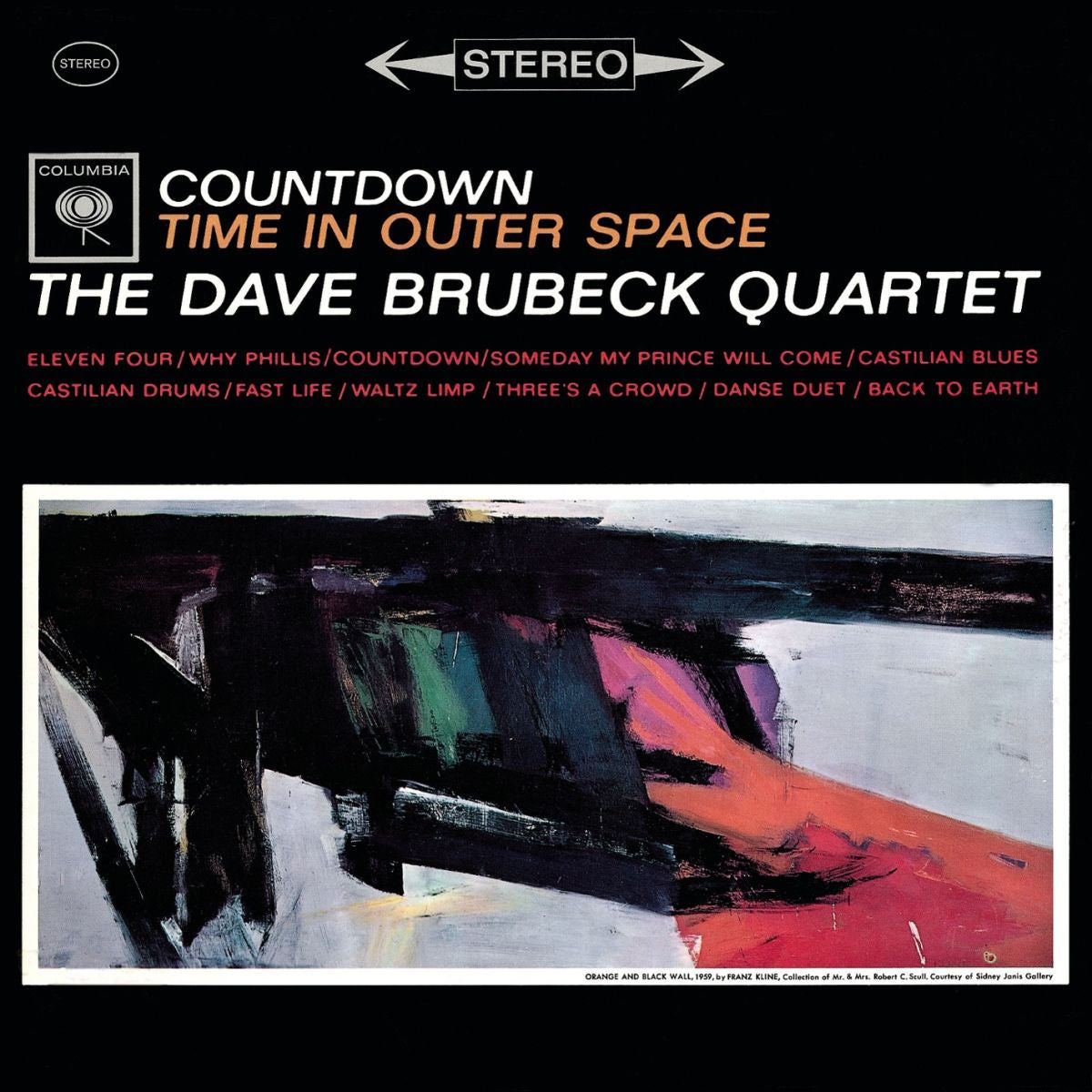 The Dave Brubeck Quartet – Countdown: Time in Outer Space vinyl record cover