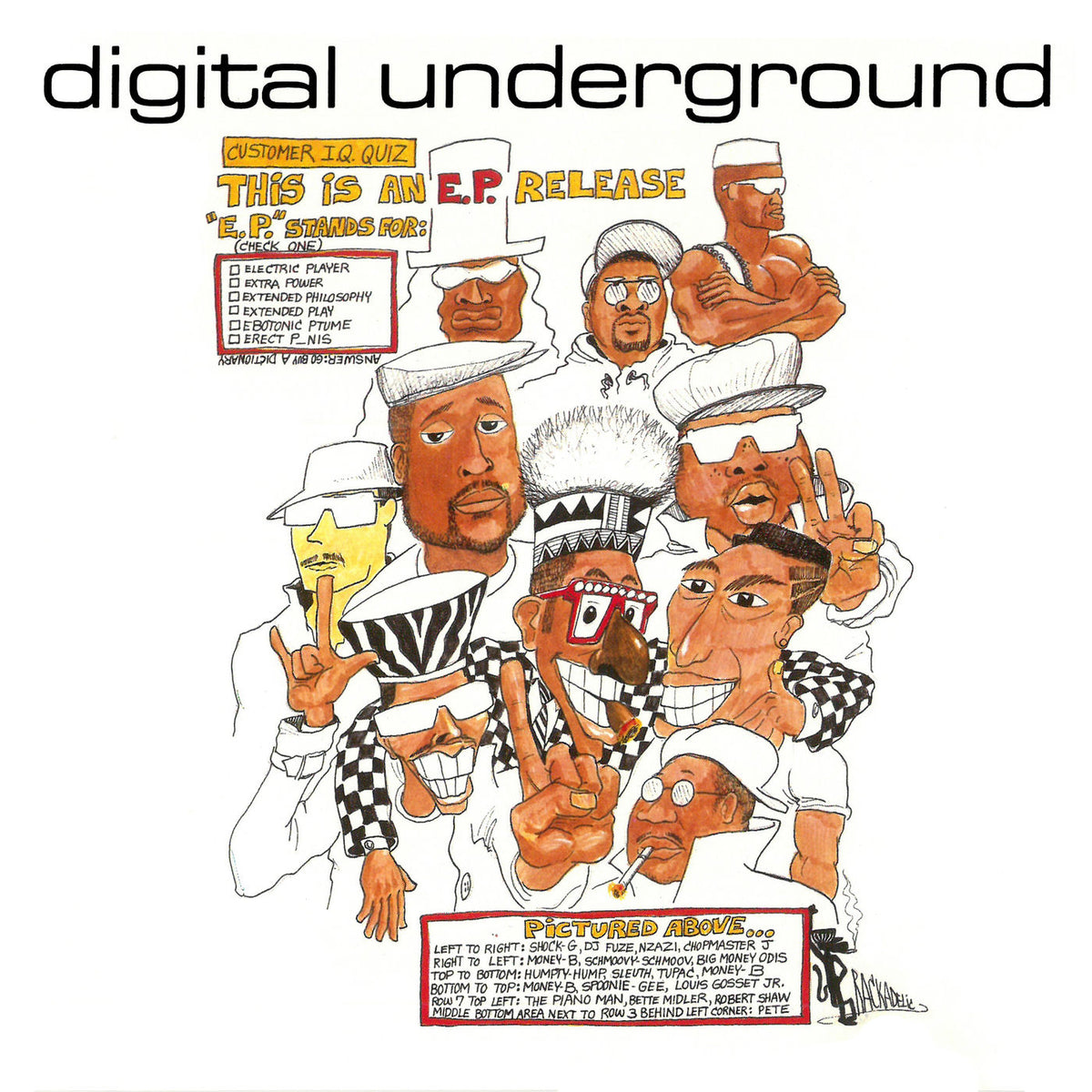 Digital Underground – This is an E.P. Release vinyl cover