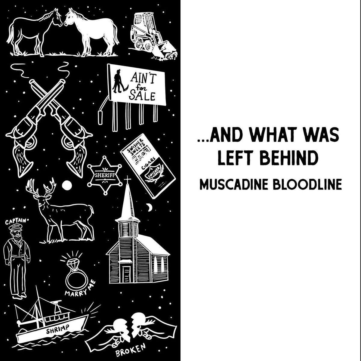 Muscadine Bloodline – ...And What Was Left Behind vinyl record cover