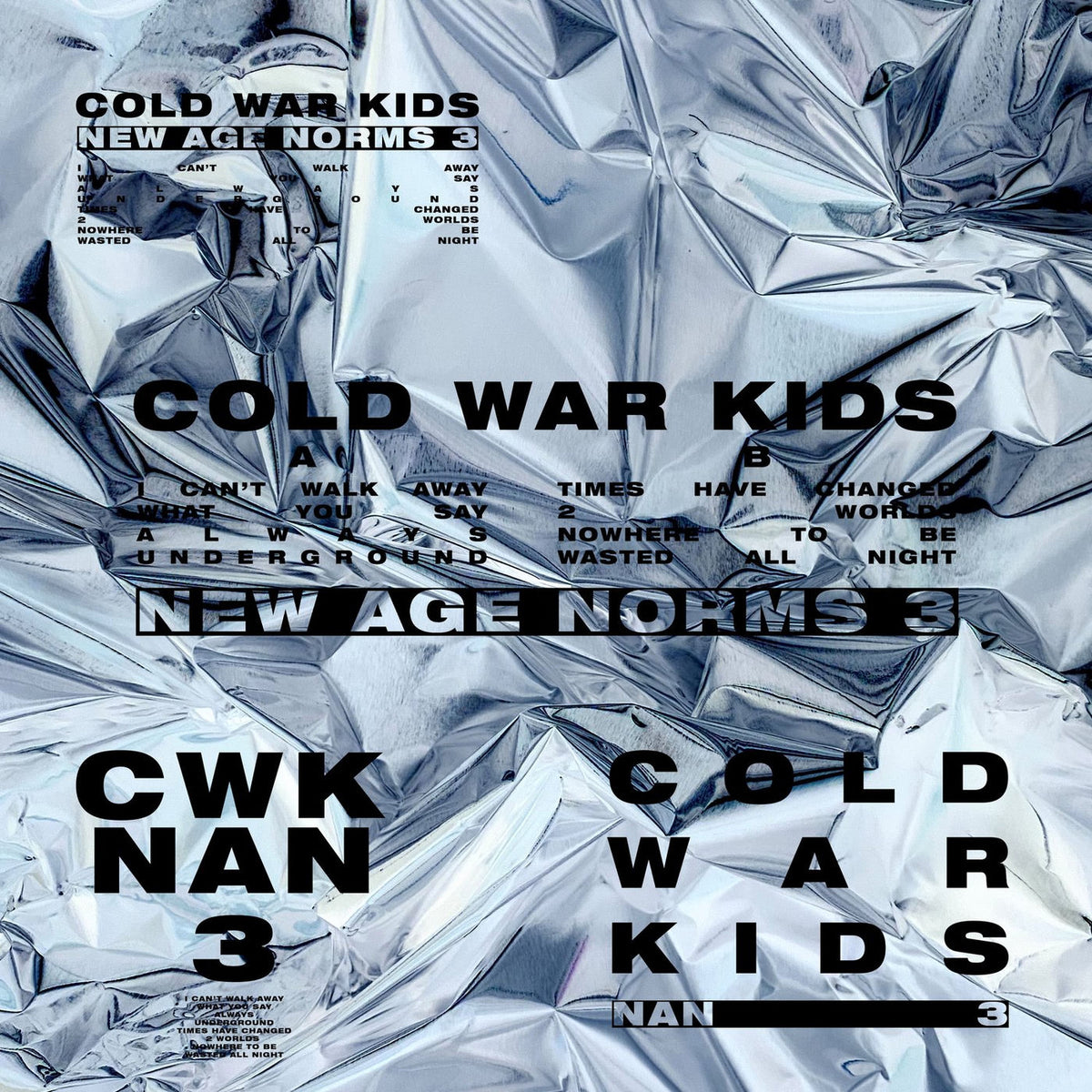 Cold War Kids – New Age Norms 3 (Limited Edition, Neon Yellow Colored Vinyl) vinyl record cover