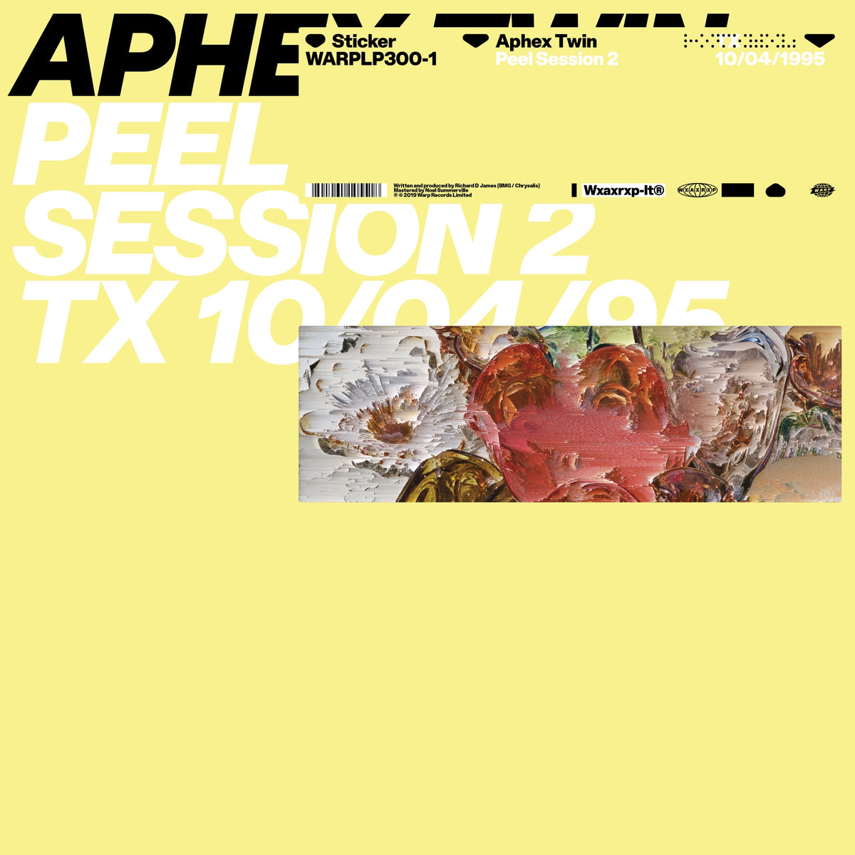 Aphex Twin – Peel Session 2 vinyl cover