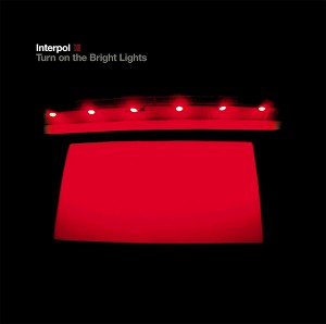 Interpol – Turn On the Bright Lights vinyl record cover