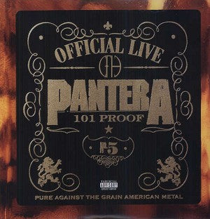 Pantera – Official Live vinyl record cover