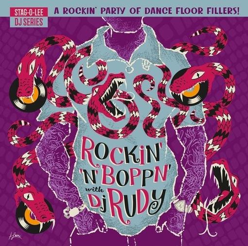 VARIOUS ARTISTS — ROCKIN & BOPPN WITH DJ RUDY — record image 1