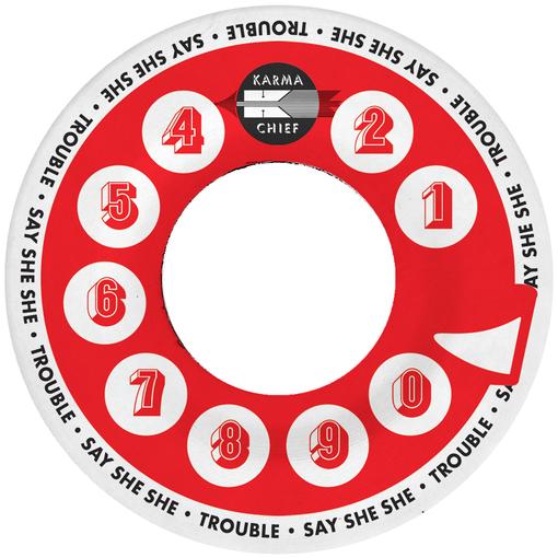 SAY SHE SHE — TROUBLE / IN MY HEAD — record image 1
