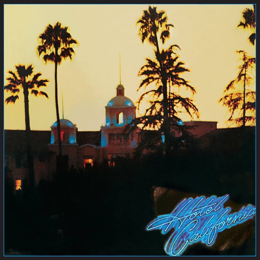 Eagles – Hotel California vinyl record cover
