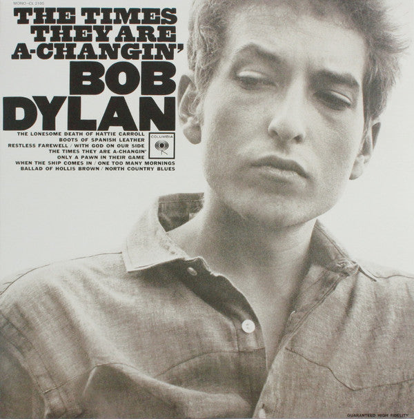 Bob Dylan – The Times They Are A-Changin' – vinyl record