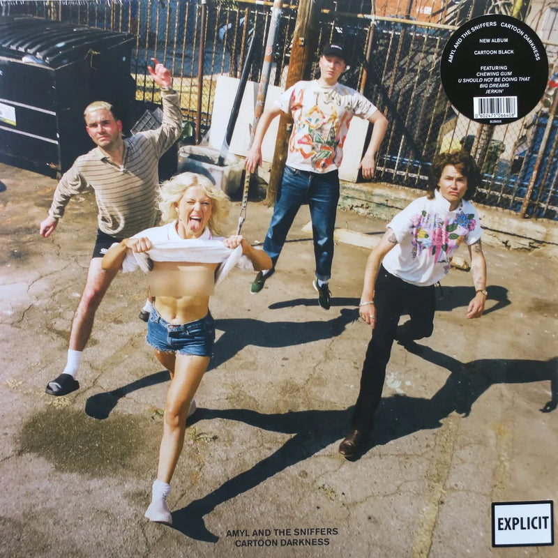 Amyl and the Sniffers – Cartoon Darkness vinyl record cover