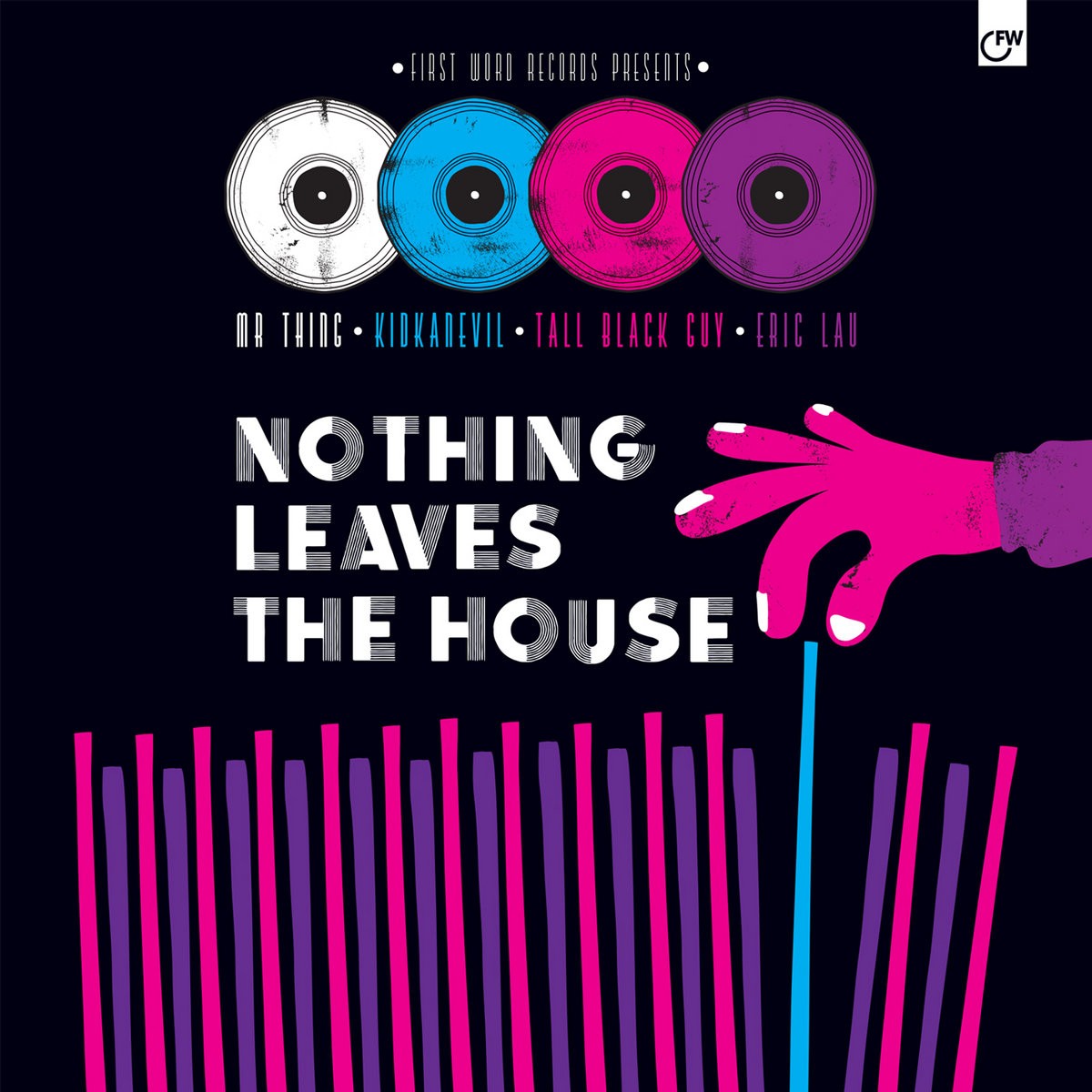 Various Artists – Nothing Leaves the House vinyl record cover
