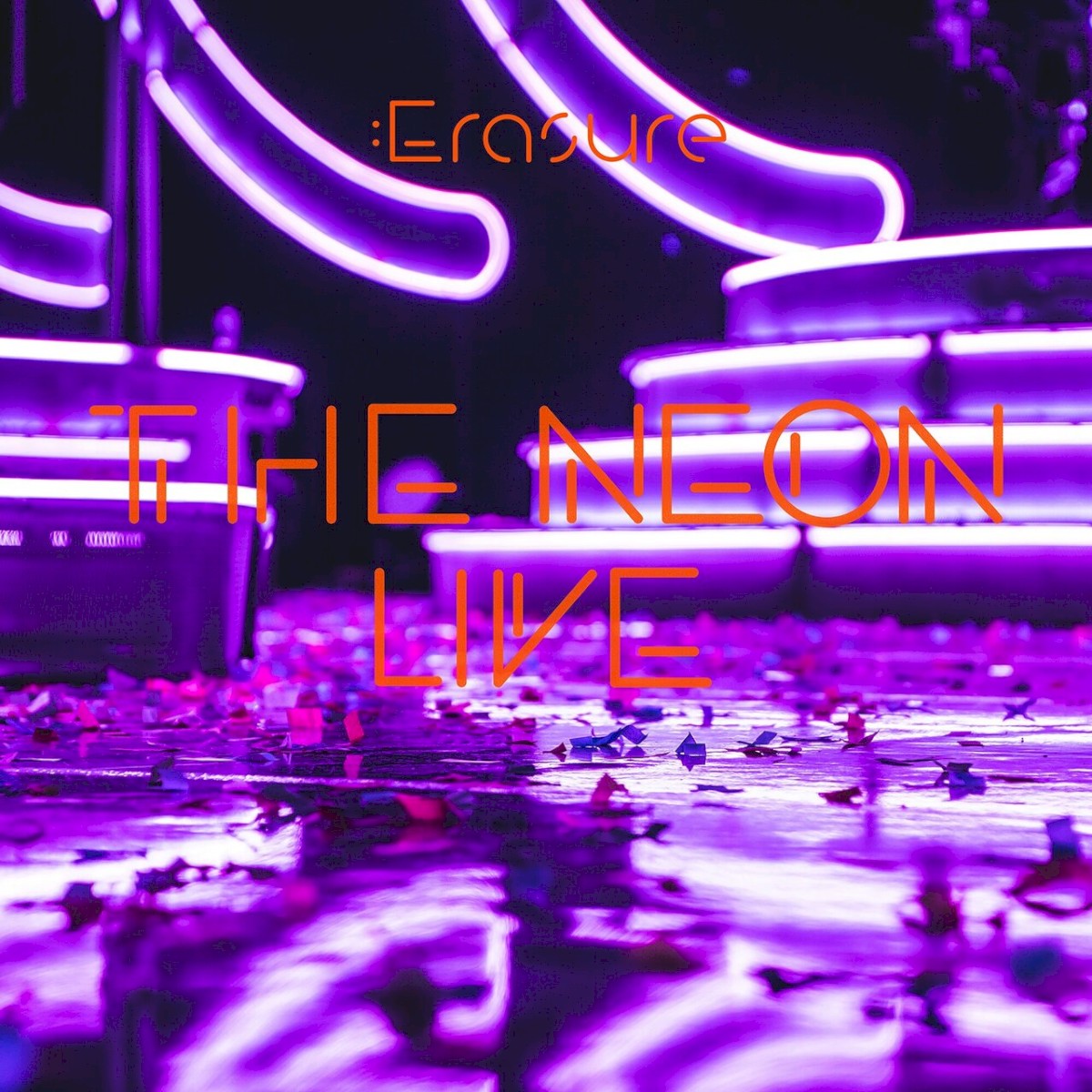Erasure – The Neon Live vinyl record cover