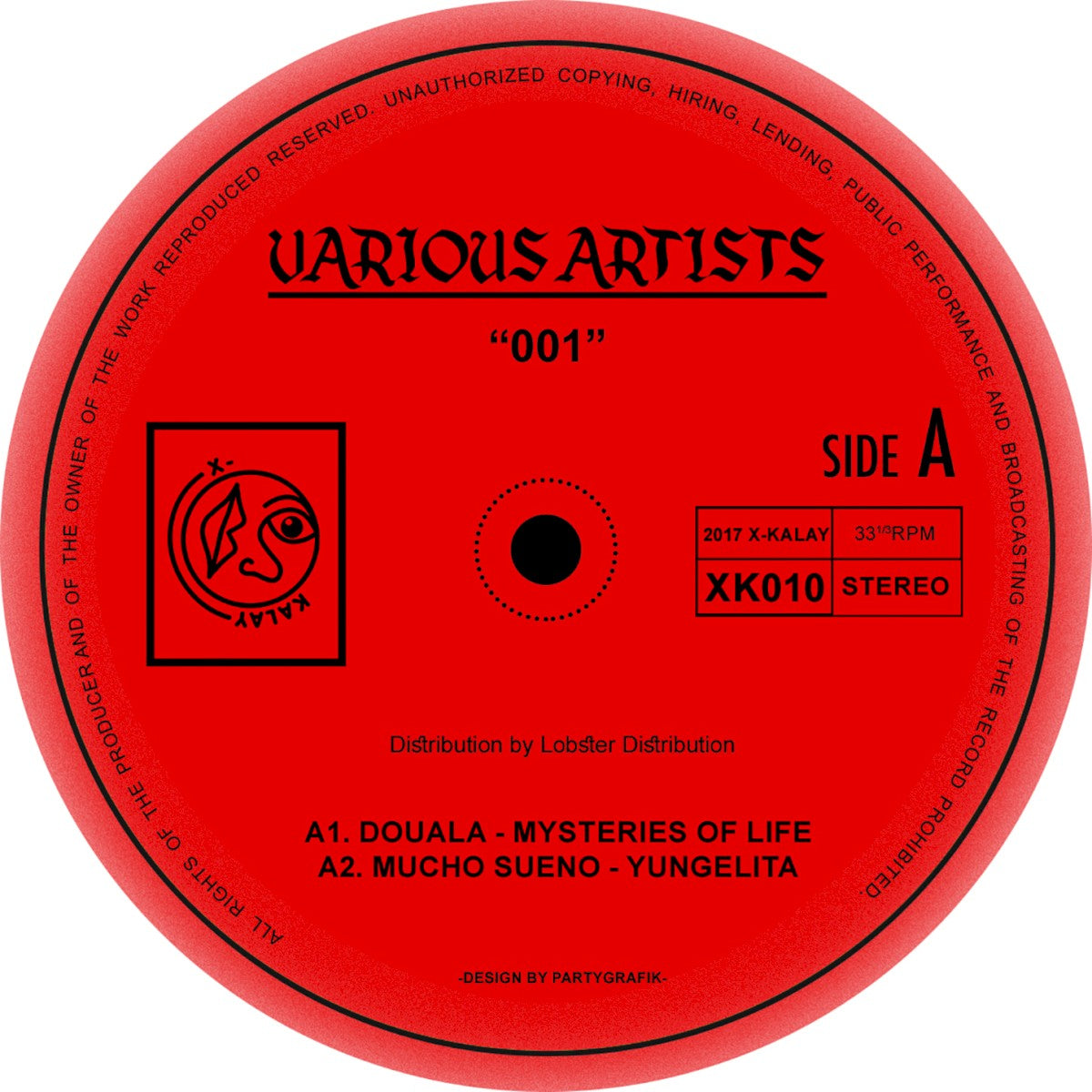 Various Artists – 001 vinyl record cover
