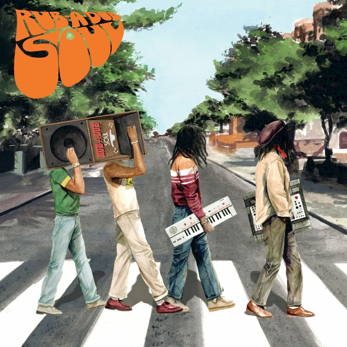 Various Artists – Rub-a-dub soul vinyl record cover