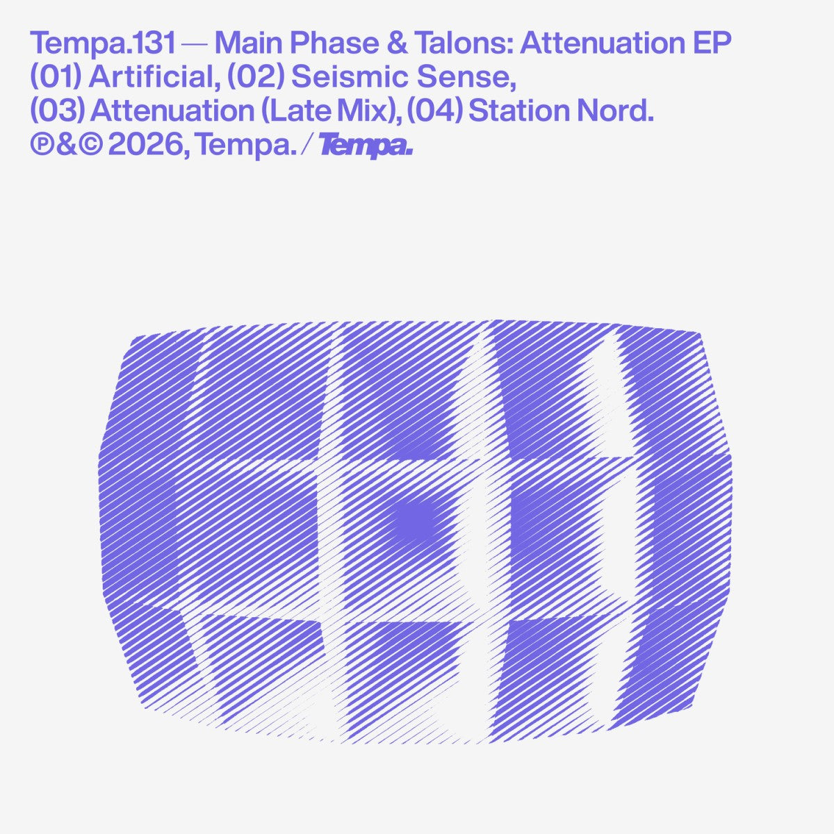 Main Phase & Talons – Attenuation EP vinyl record cover