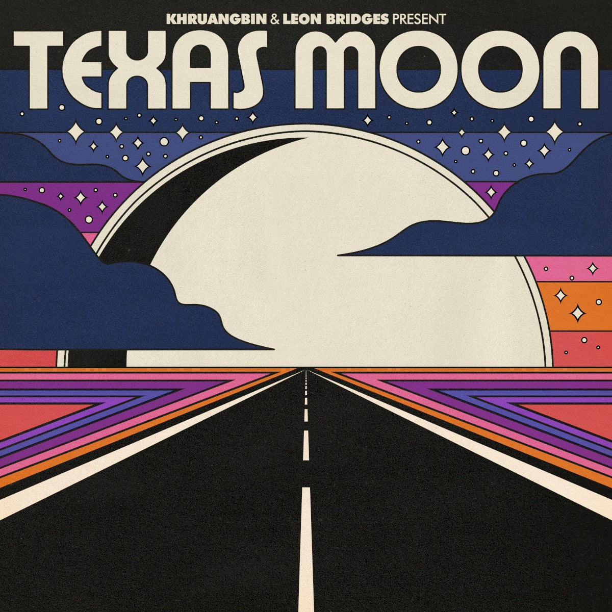 Khruangbin & Leon Bridges – Texas Moon — album cover
