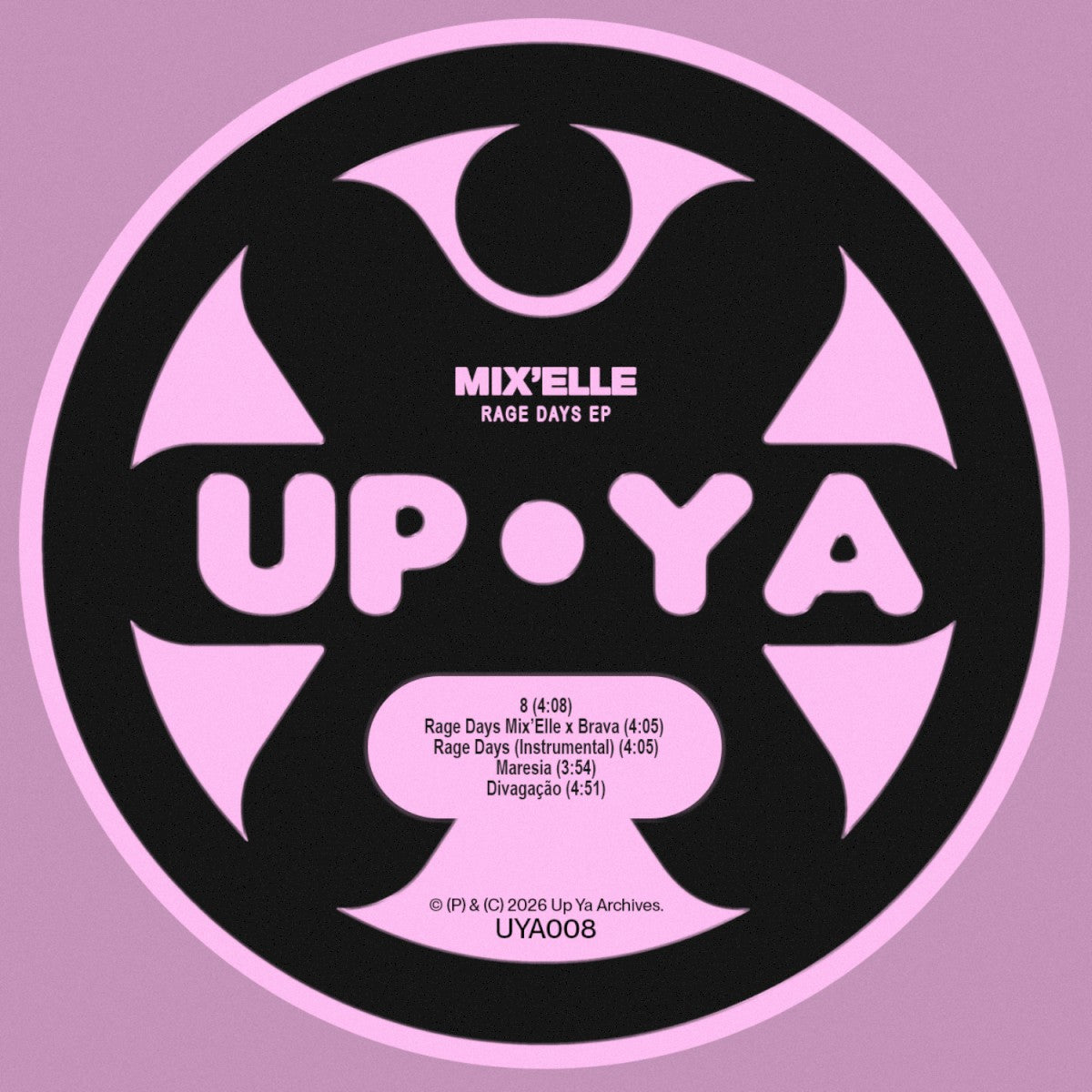 Mix'Elle – Rage Days EP vinyl record cover